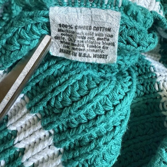 Vintage Jantzen Varsity Collegiate Tennis V-Neck Knit Sweater, XL - Picture 9 of 9